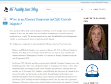 Tablet Screenshot of mtfamilylawblog.com